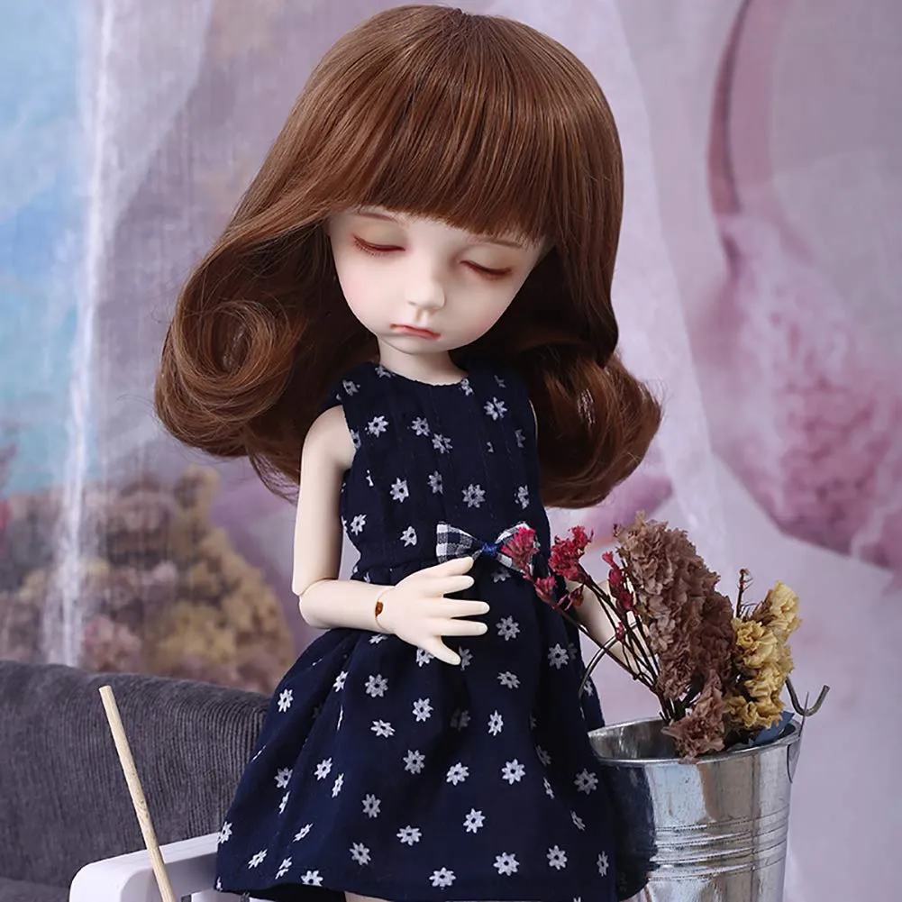 1/6 Bjd Doll 26 cm 10 Inches Sleep with Eyes Closed Sd Doll Girl Princess Doll Joint Doll Full Set Jointed Fashion Icon Doll Clothes Shoe Wig Make Up Gift for Girl