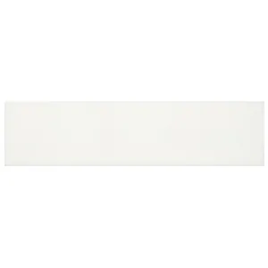 4 X 16 In Soho Canvas White Light Colors Matte Pressed Glazed Ceramic