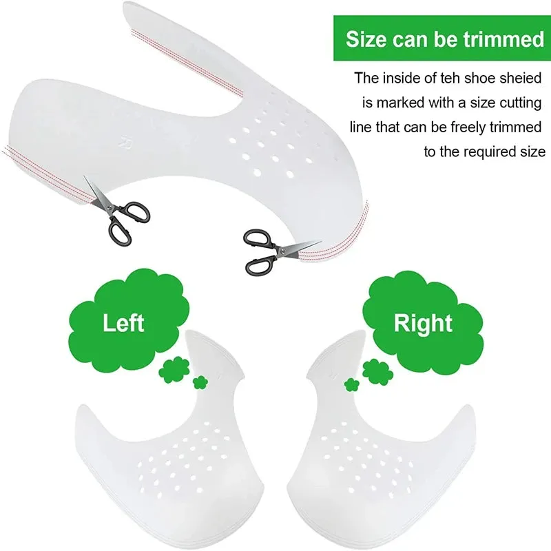 4Pcs Lightweight Sneaker Crease Protector