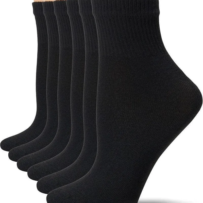 6 Pack All Day Comfort Socks – Soft and Adaptive Fit