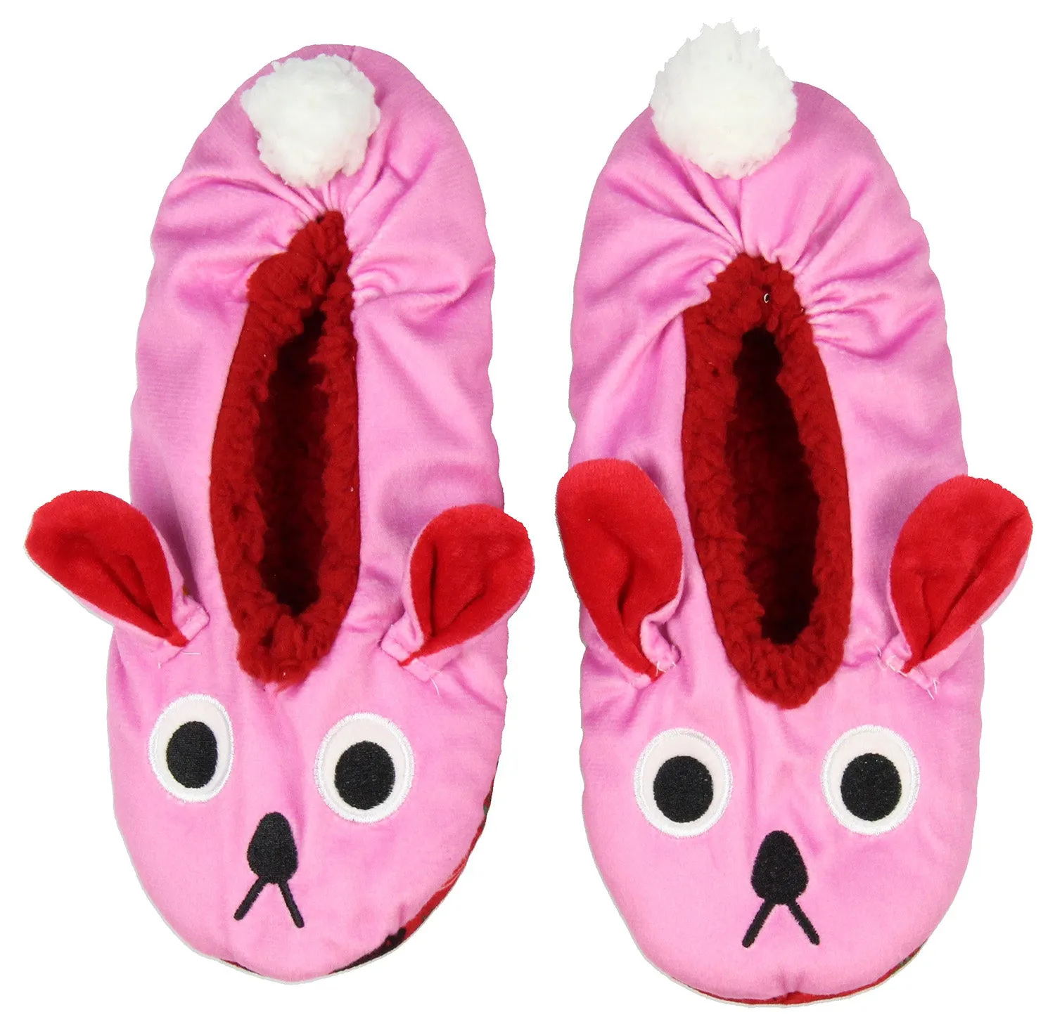 A Christmas Story Pink Bunny Slippers with No-Slip Sole For Women Men