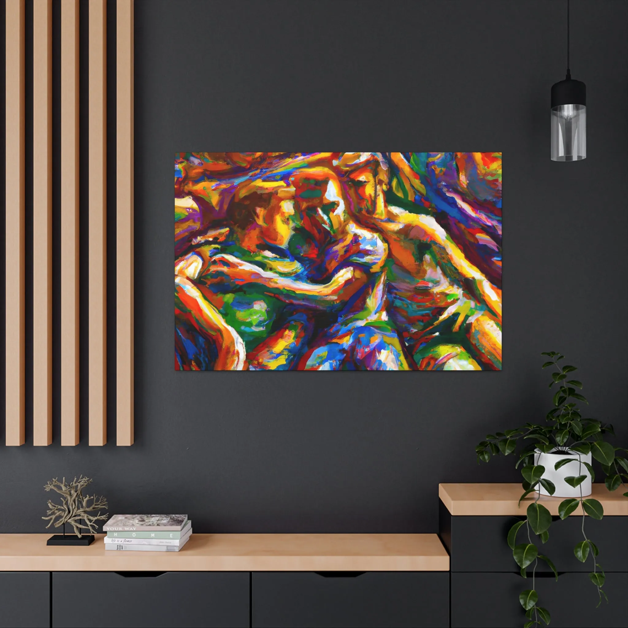 Adonis. - Gay Love Canvas Art