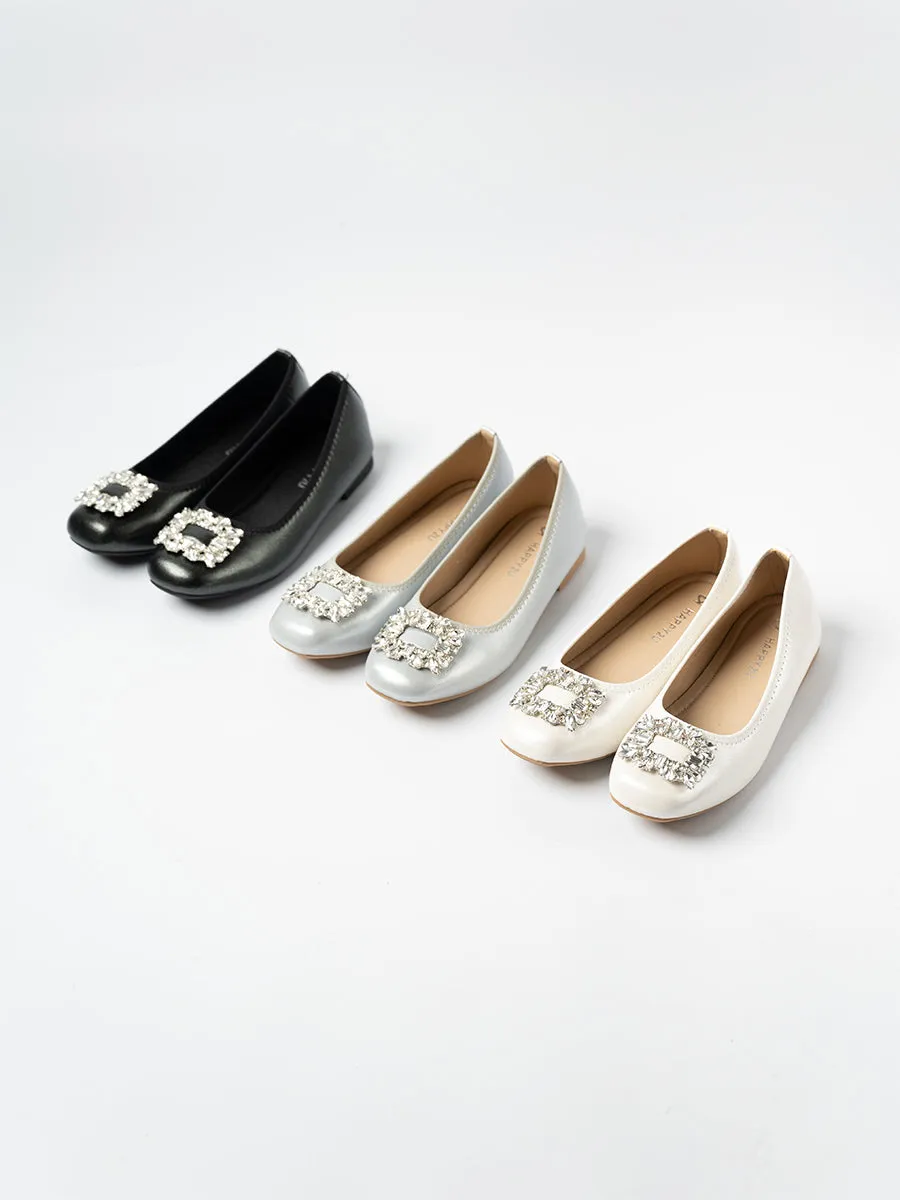 Agness Rhinestone Ballerina Flats