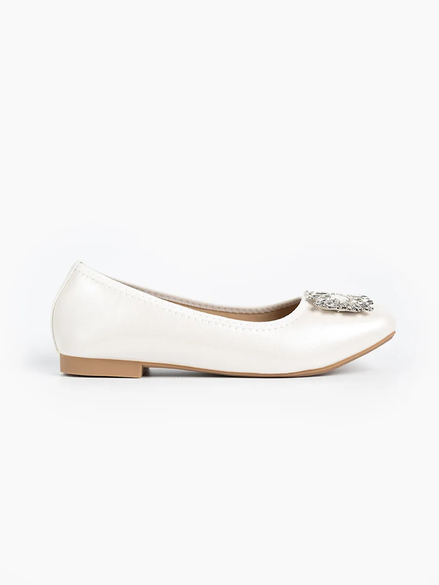 Agness Rhinestone Ballerina Flats