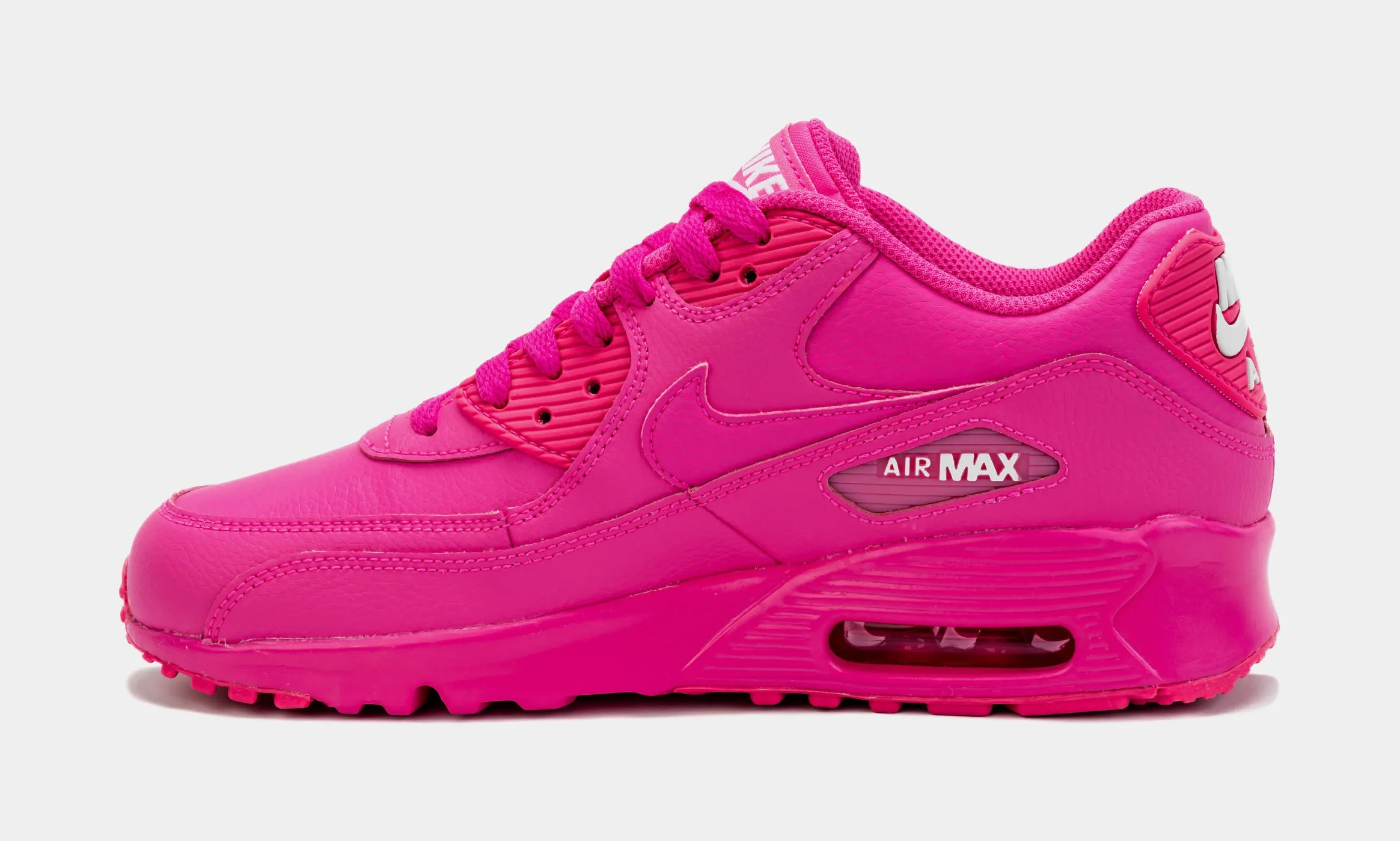 Air Max 90 Grade School Lifestyle Shoes (Pink)