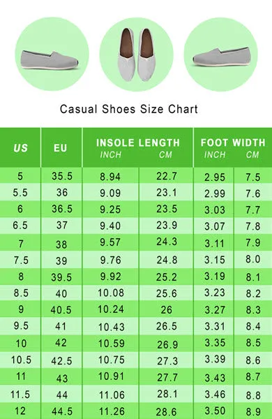 Anchor Pattern Casual Shoes