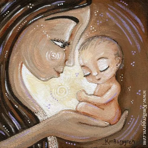 Any Child - Holding Baby Art Print