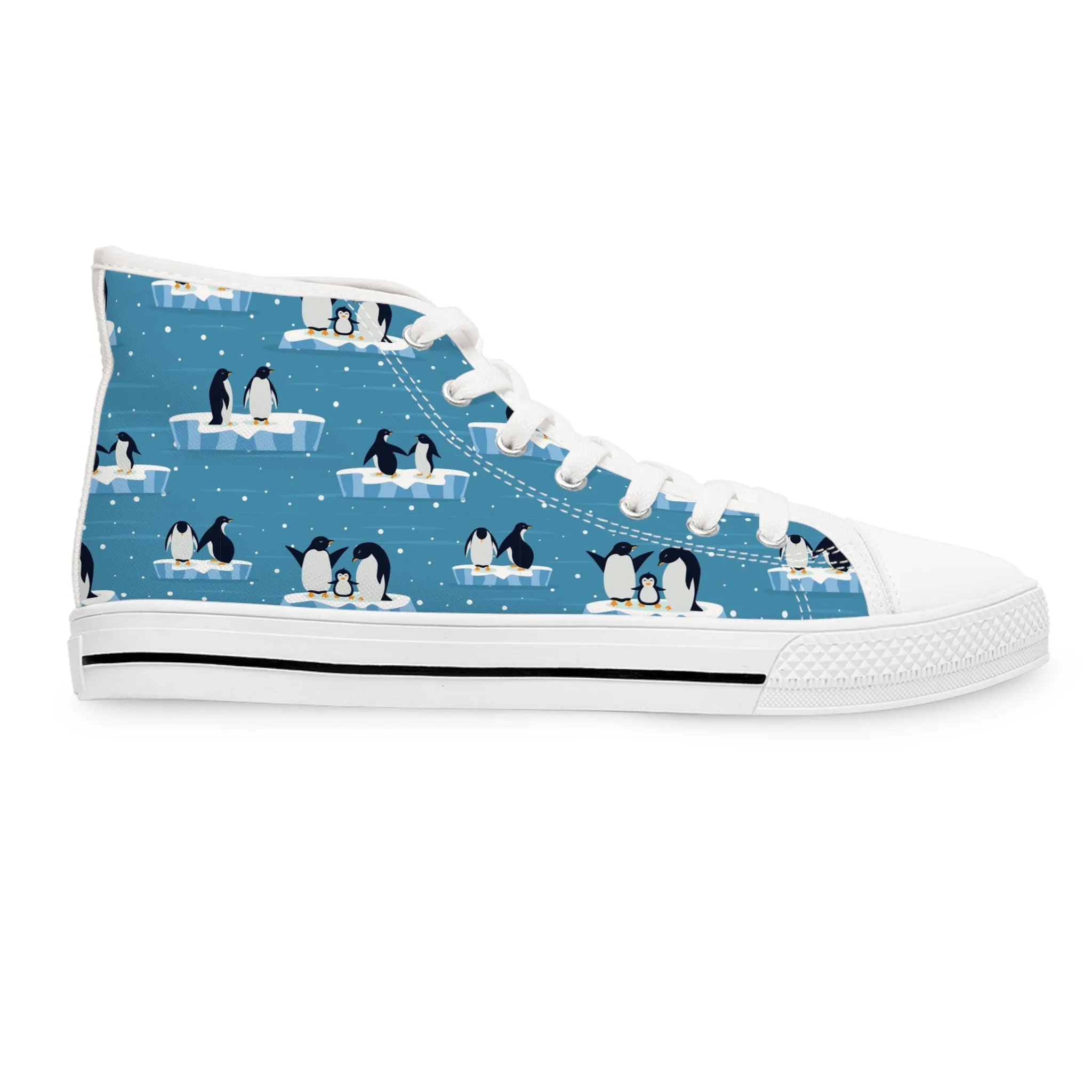 Arctic Penguin Women's High Top Sneakers