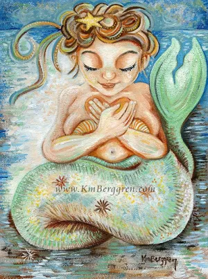 As I Am - Introspective Mermaid Art Print