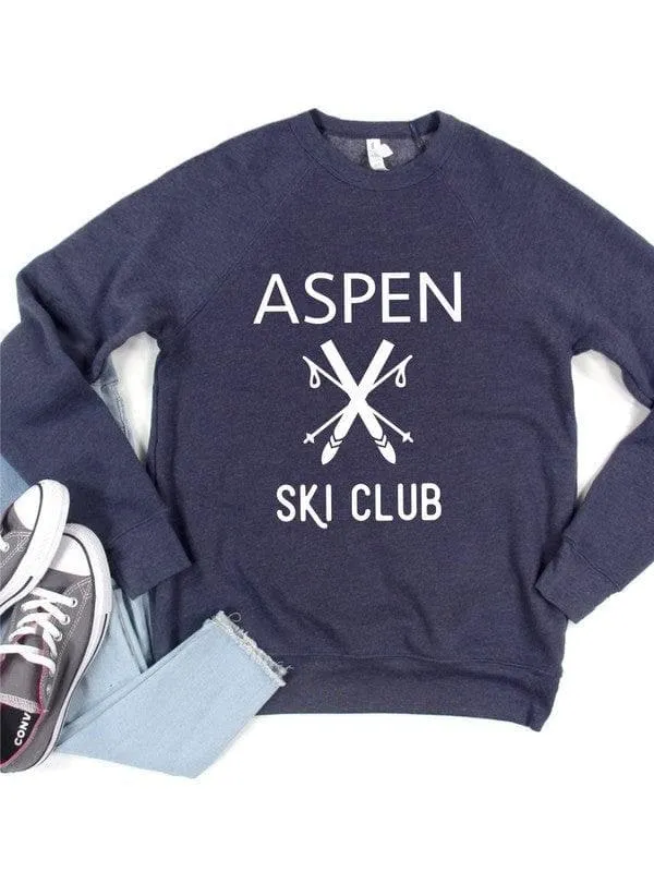 ASPEN Ski Club Bella Canvas Premium Crew