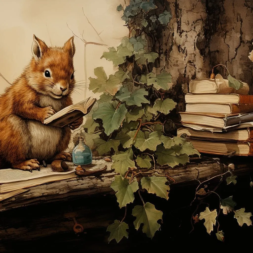 Autumn Tales of a Scholarly Squirrel