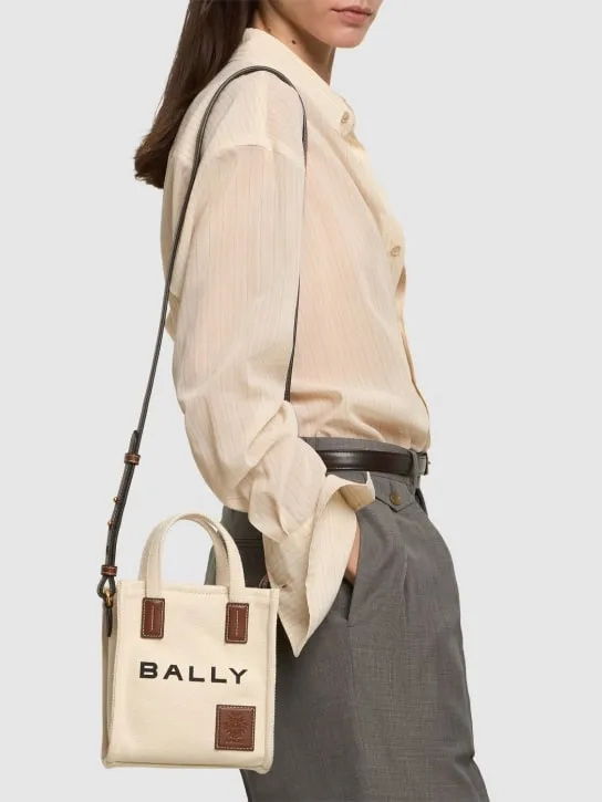 Bally   XS Akelei canvas tote bag 