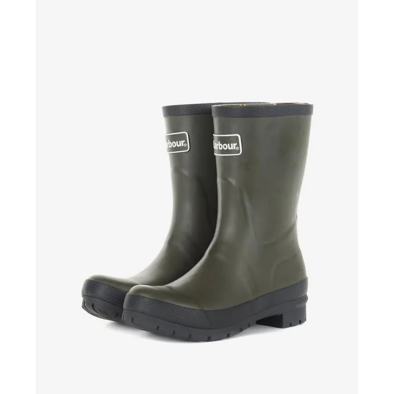 Barbour Banbury Mid Height Ladies Wellington Boot - Olive