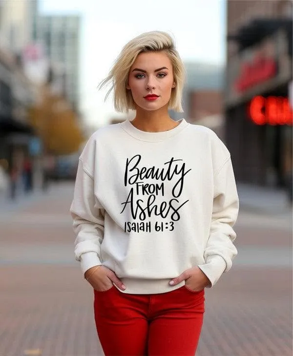 Beauty from Ashes Premium Bella Canvas Crew Sweatshirt