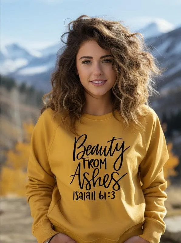 Beauty from Ashes Premium Bella Canvas Crew Sweatshirt