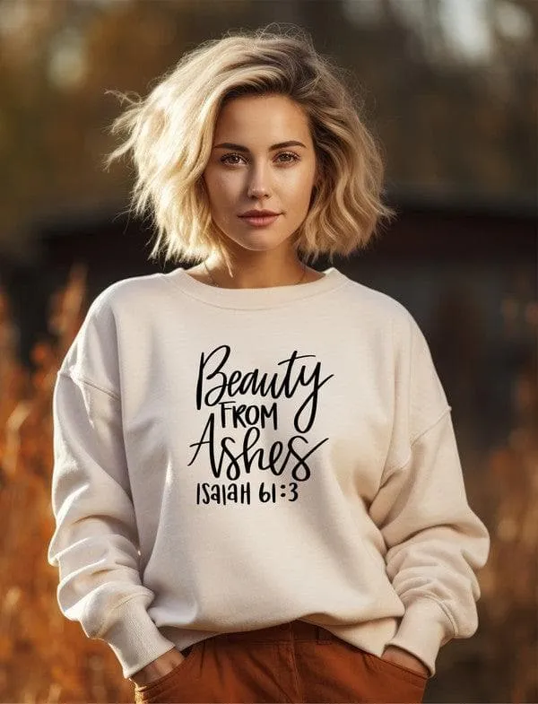 Beauty from Ashes Premium Bella Canvas Crew Sweatshirt