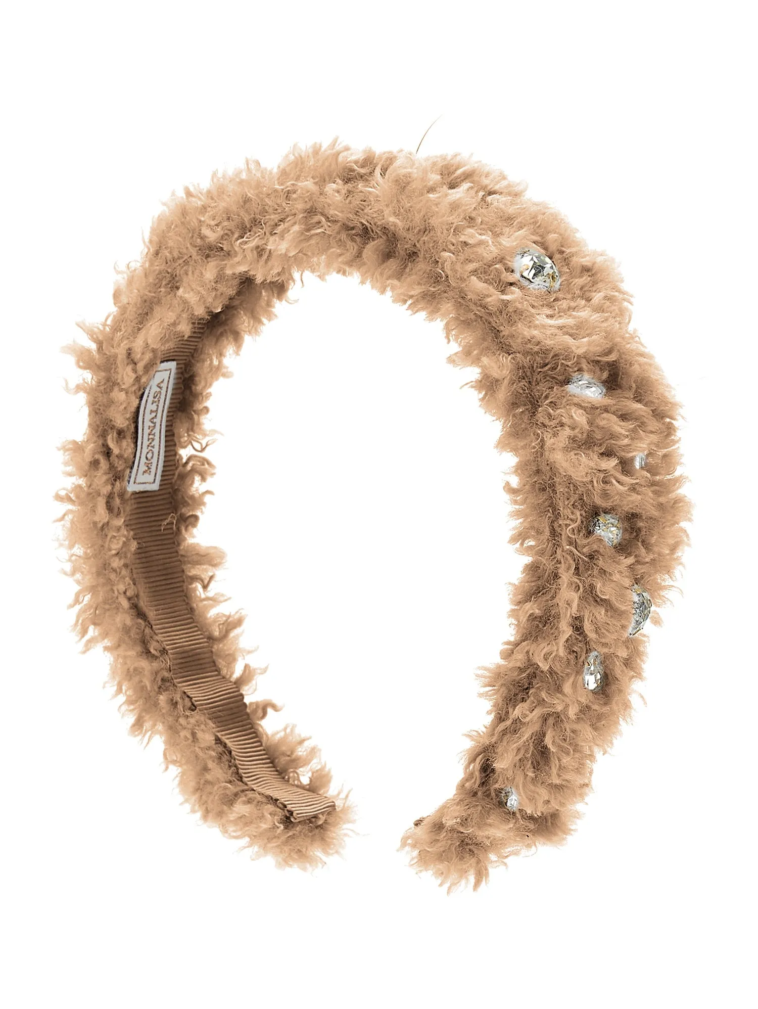 Beige Teddy Headband