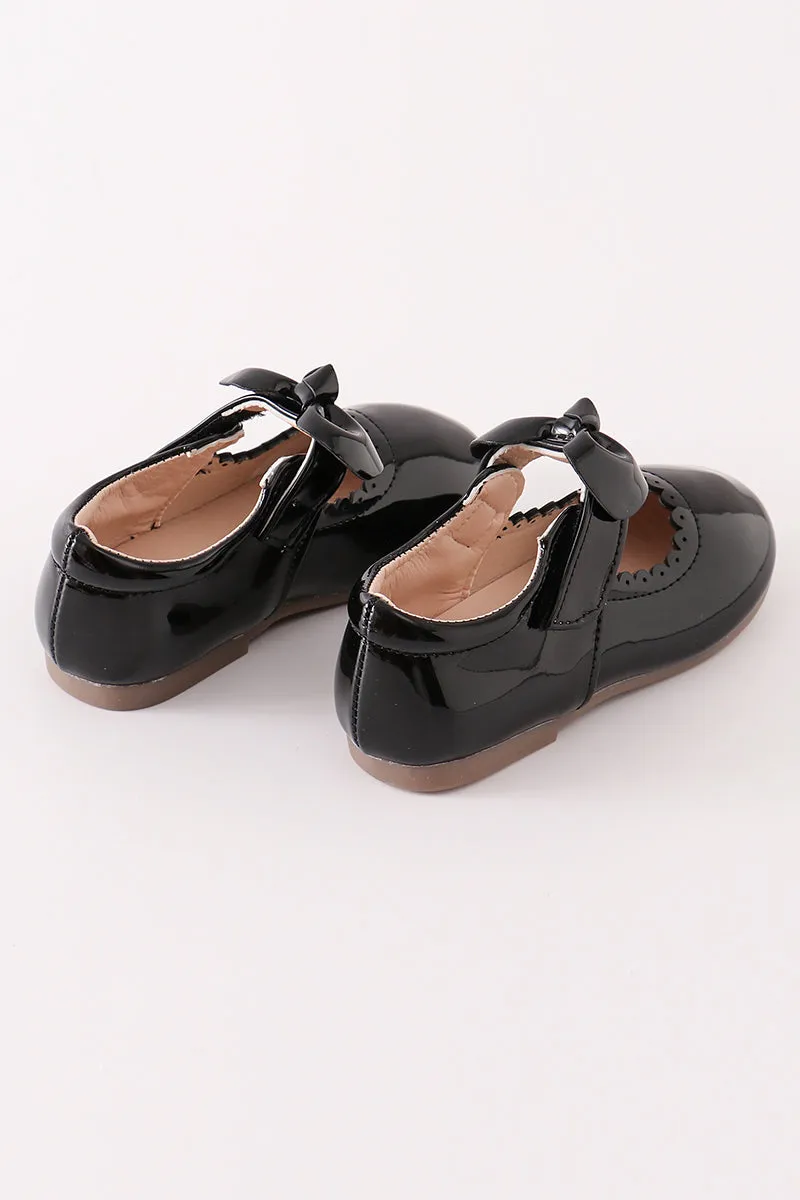 Black Bow Mary Jane Shoes