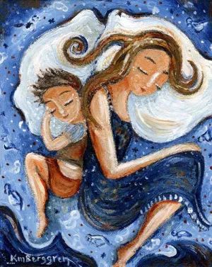 Blessed Nest - Sleeping With Son Art Print