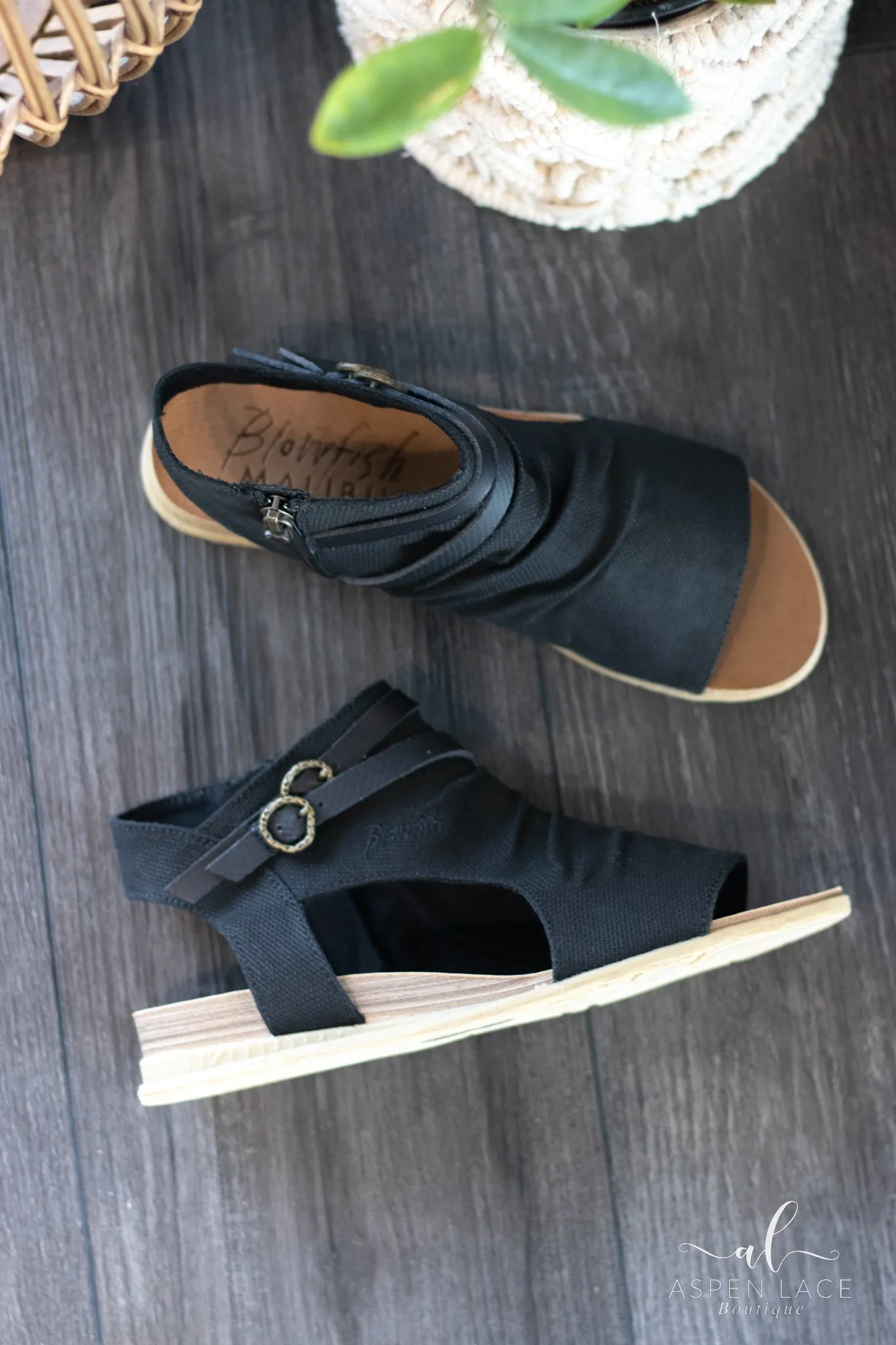 Blowfish Boxie Sandals (Black Rancher)