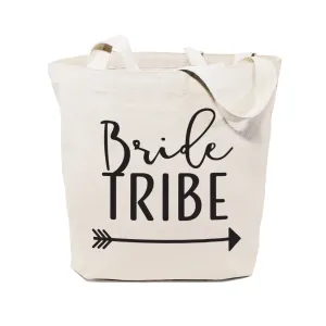 Bride Tribe Wedding Cotton Canvas Tote Bag by The Cotton & Canvas Co.