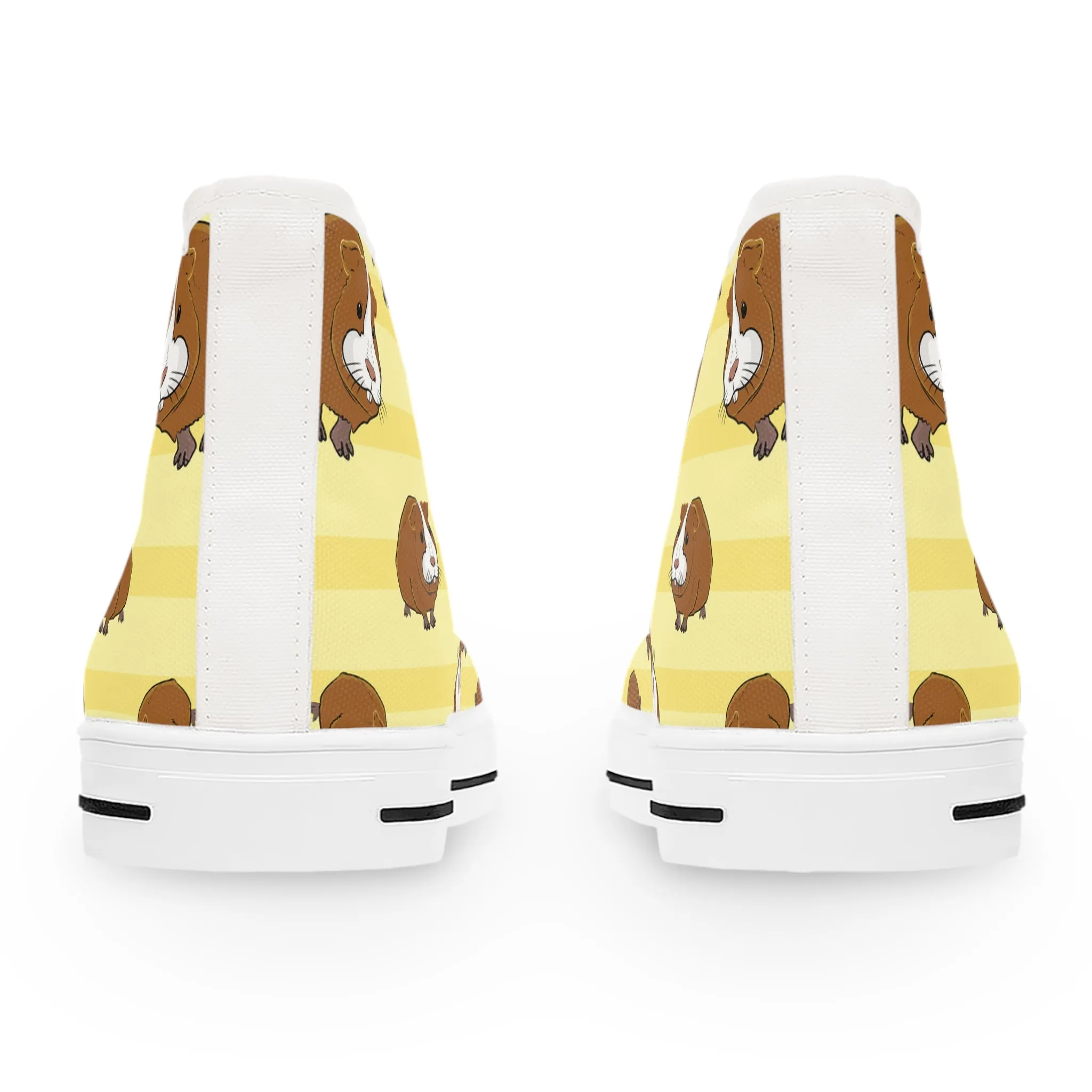 Brown Guinea Pigs Women's High Top Sneakers