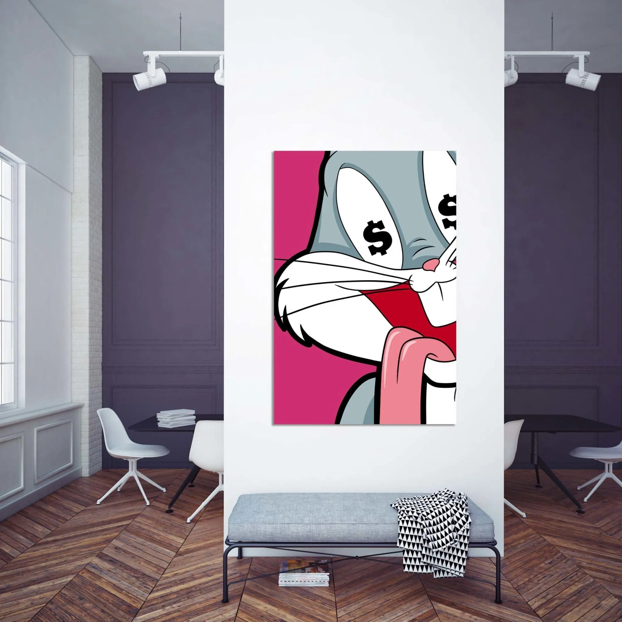 Bunny Pop Canvas