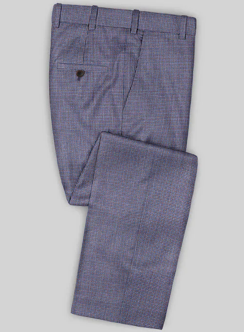 Caccioppoli Sun Dream Miola Blue Wool Silk Suit