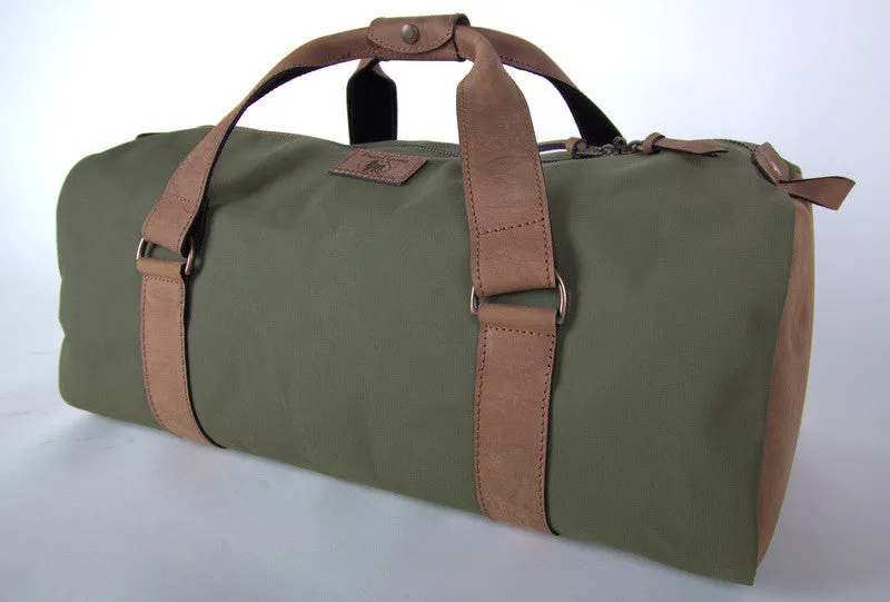 Canvas and Leather Kit Bag