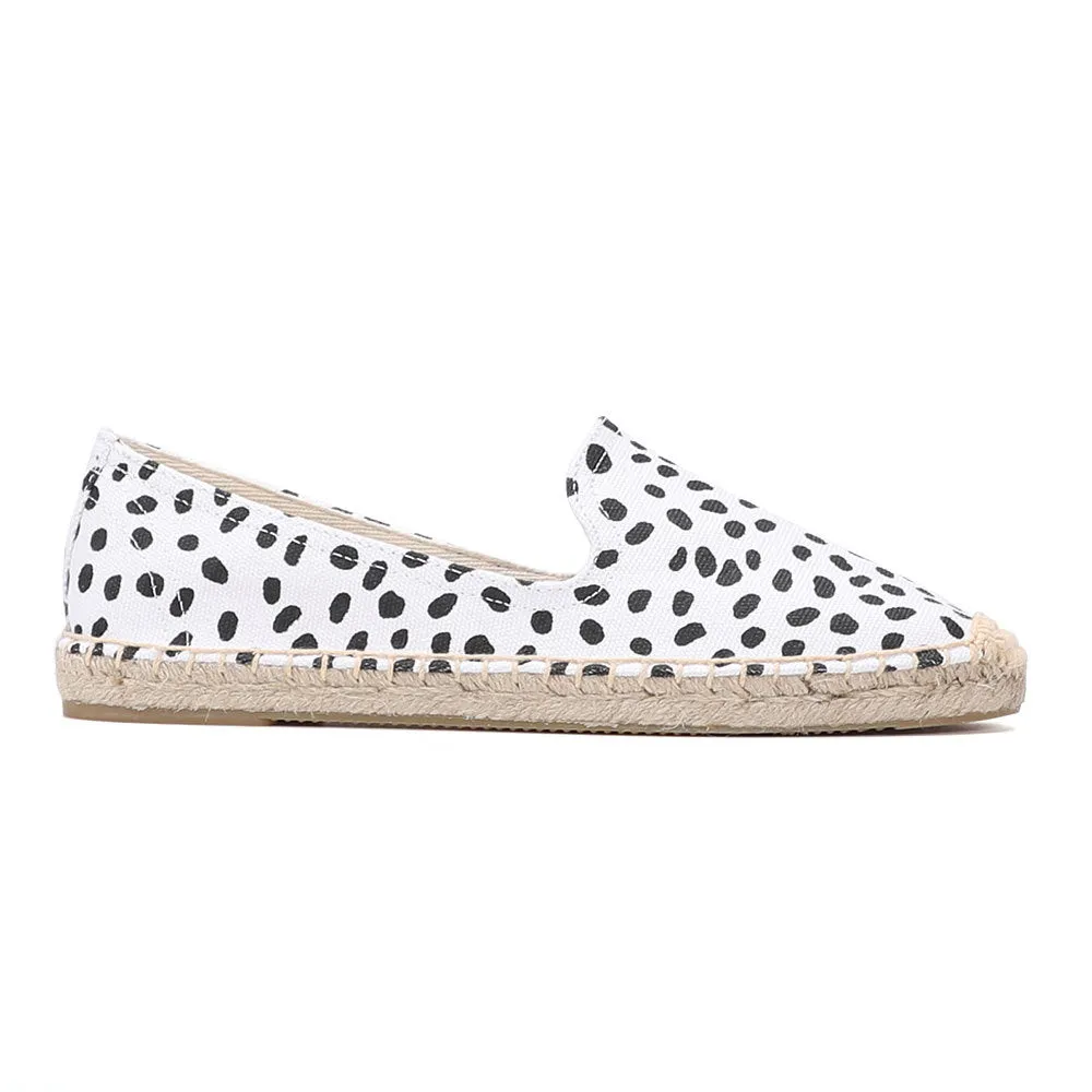 Canvas espadrilles flat shoes