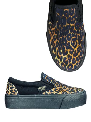 CHILL LEOPARD - BLACK/TAN