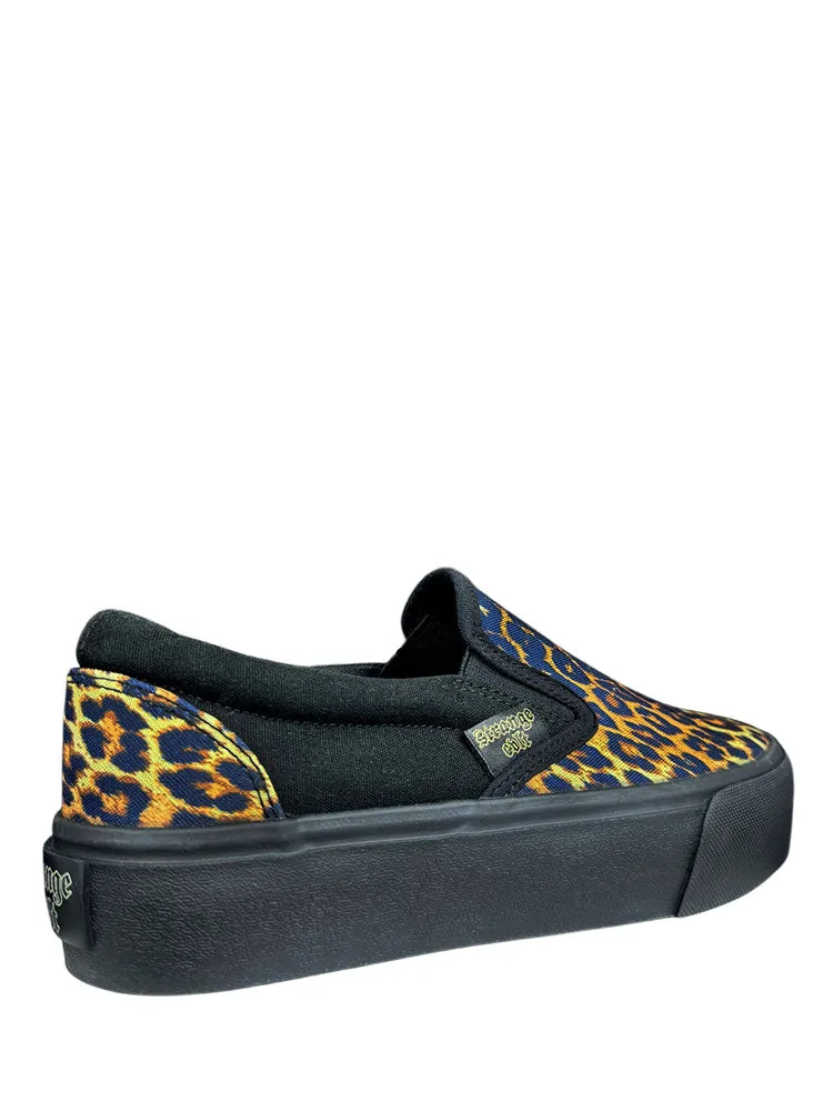 CHILL LEOPARD - BLACK/TAN