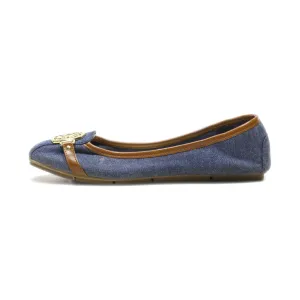 Christian Siriano Ballerinas Canvas Blue Colour For Women