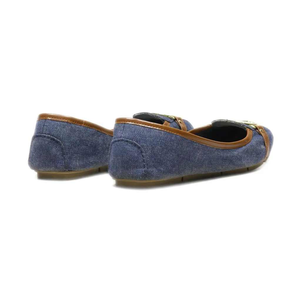 Christian Siriano Ballerinas Canvas Blue Colour For Women