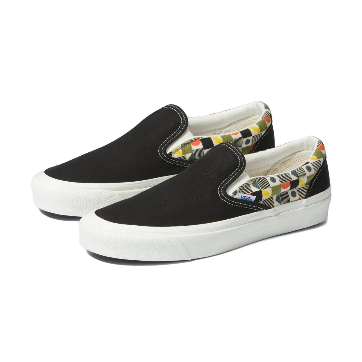 CLASSIC SLIP-ON 98 DX - CHECKERBOARD BLACK/VINTAGE