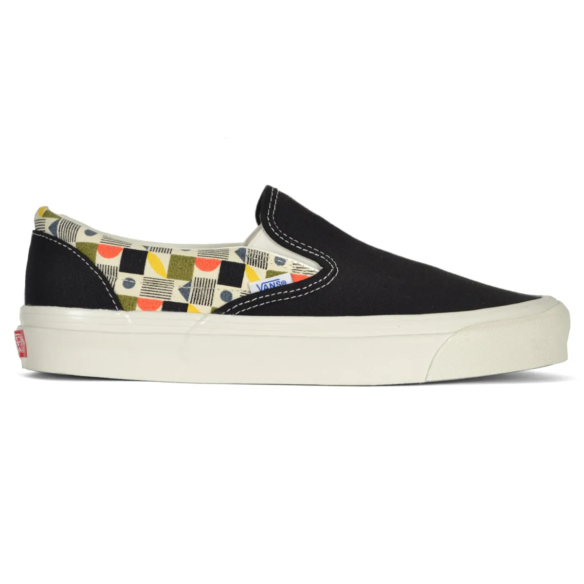 CLASSIC SLIP-ON 98 DX - CHECKERBOARD BLACK/VINTAGE