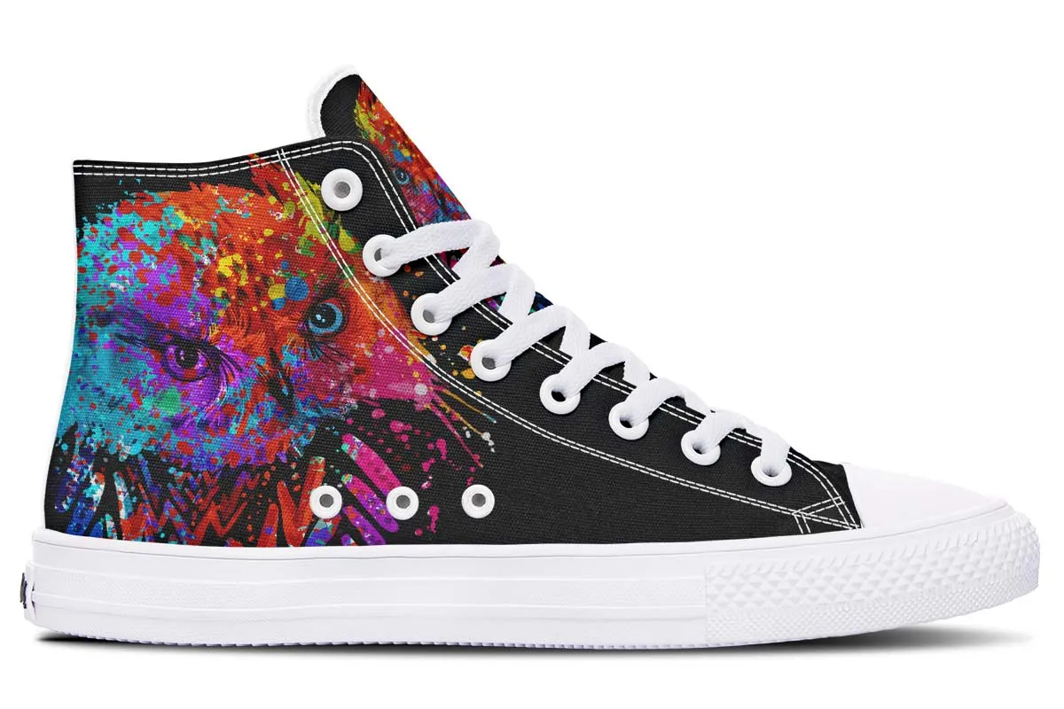 Colorful Owl Splatter