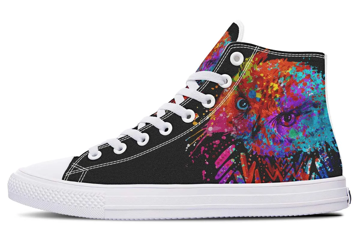 Colorful Owl Splatter