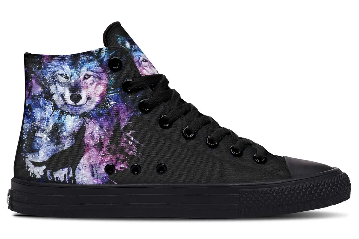 Colorful Wolf Splatter