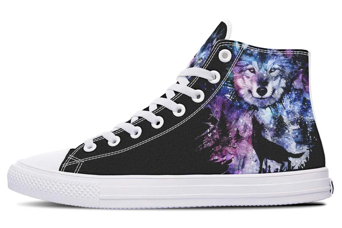 Colorful Wolf Splatter