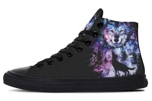 Colorful Wolf Splatter