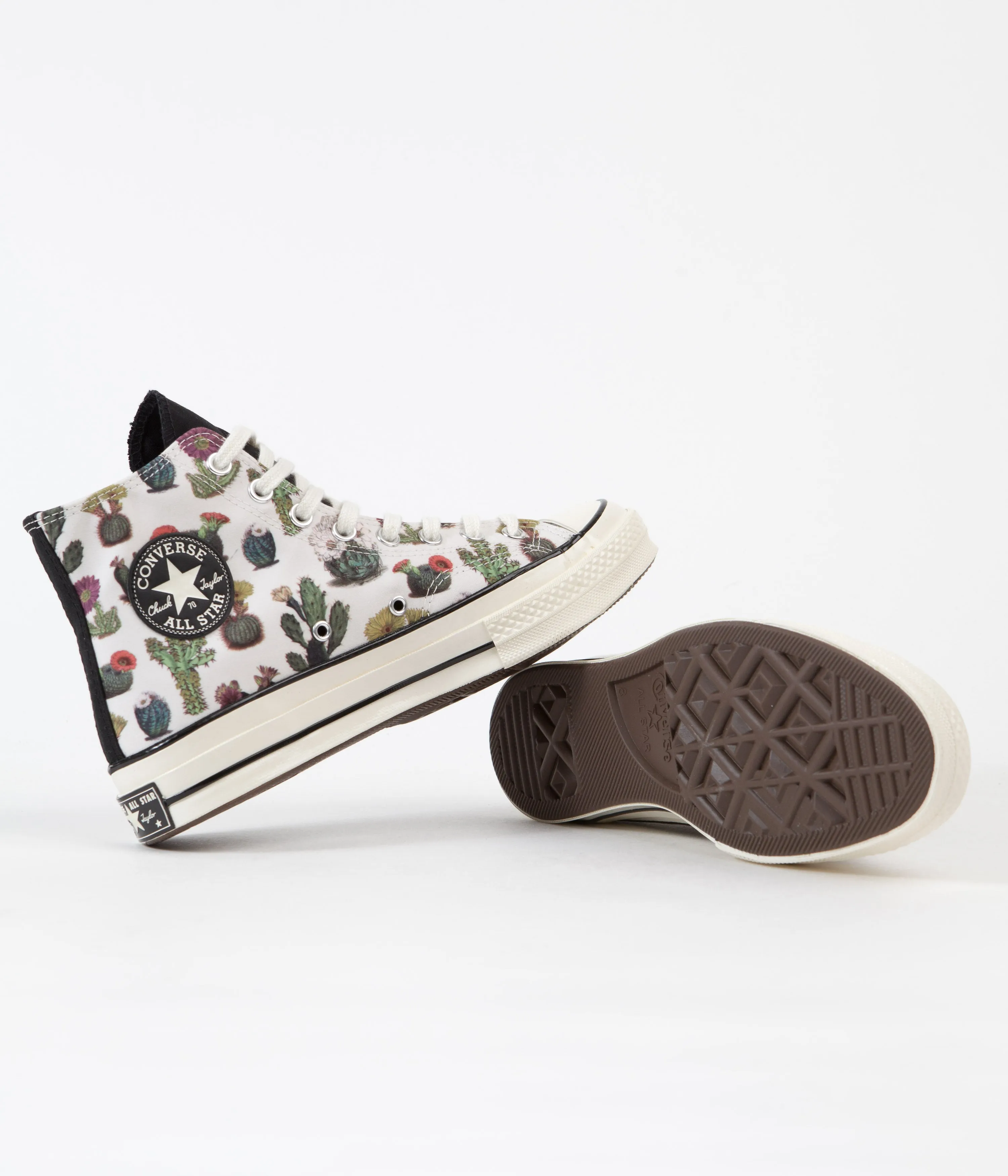 Converse CTAS 70's Hi Succulent Print Shoes - Egret / Black / Egret