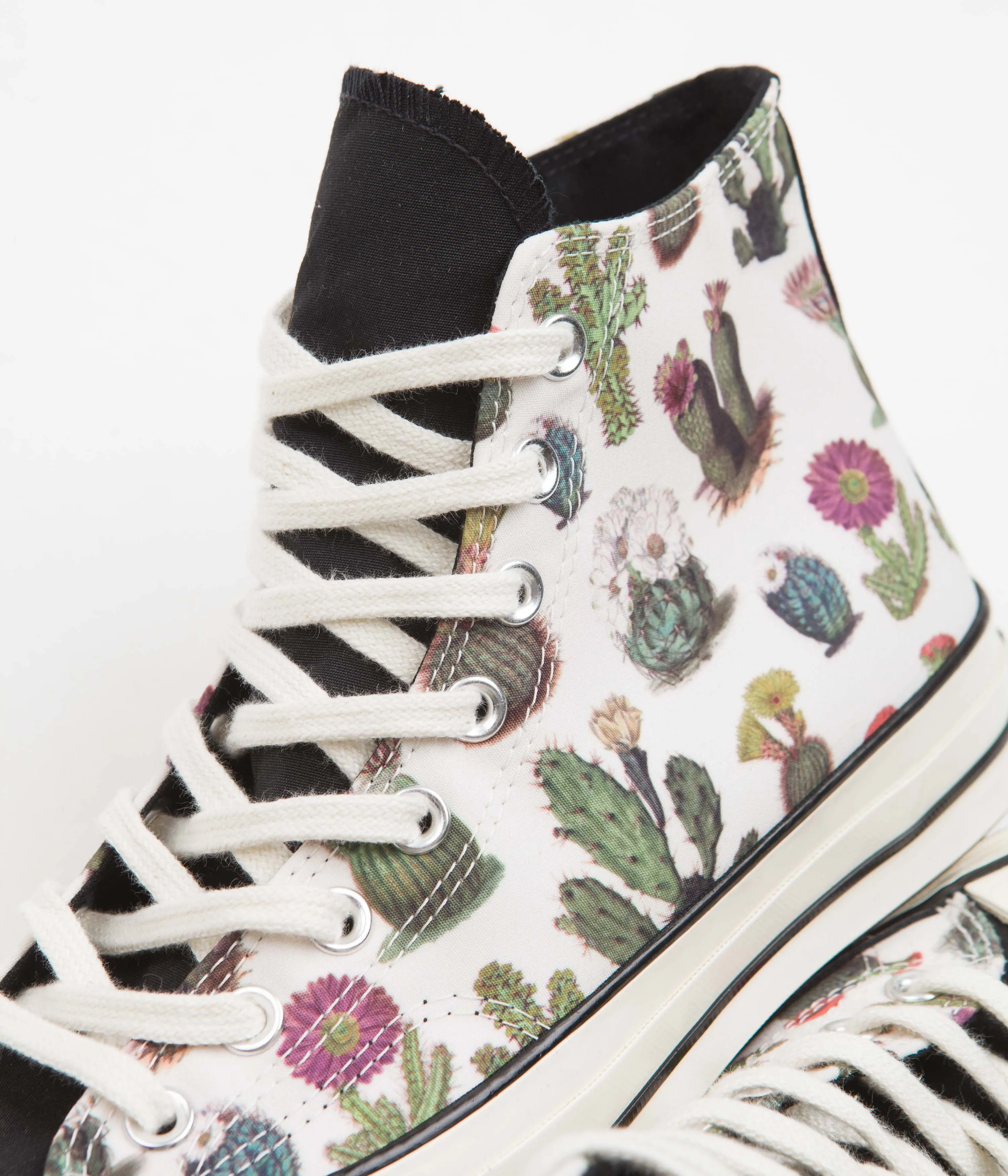 Converse CTAS 70's Hi Succulent Print Shoes - Egret / Black / Egret