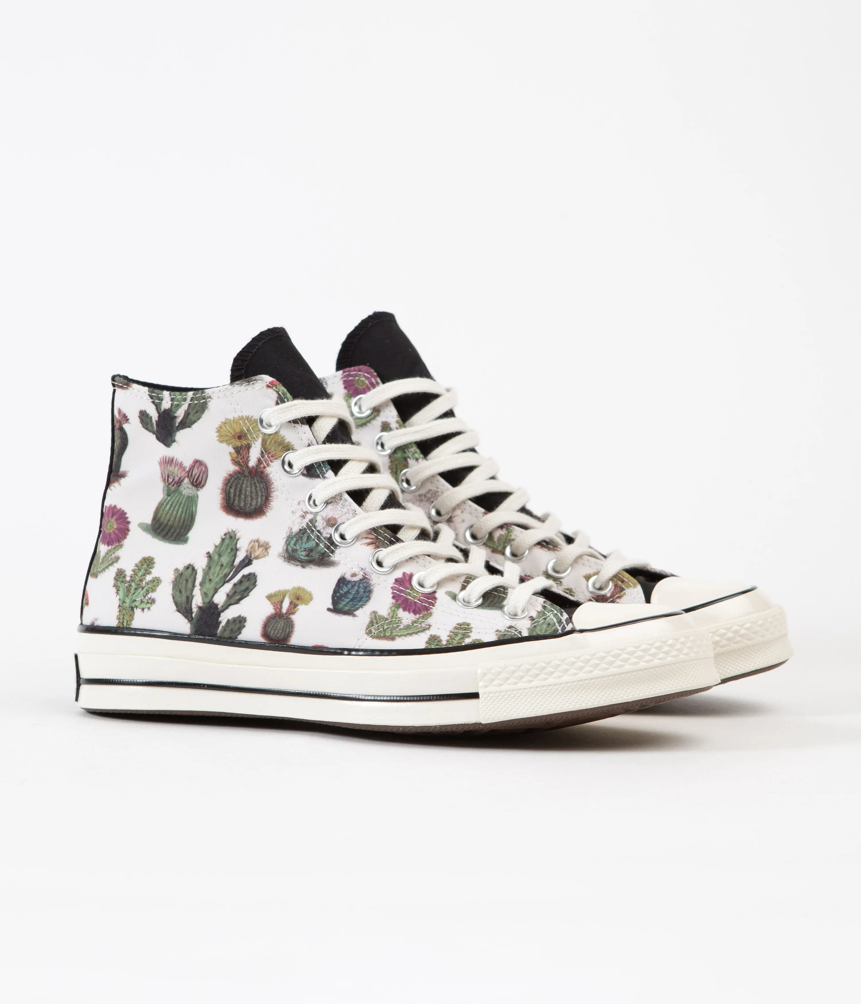 Converse CTAS 70's Hi Succulent Print Shoes - Egret / Black / Egret