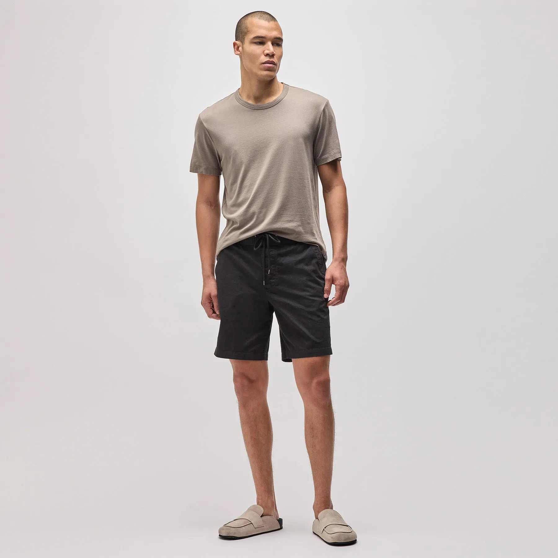 Cotton Linen Short - Black