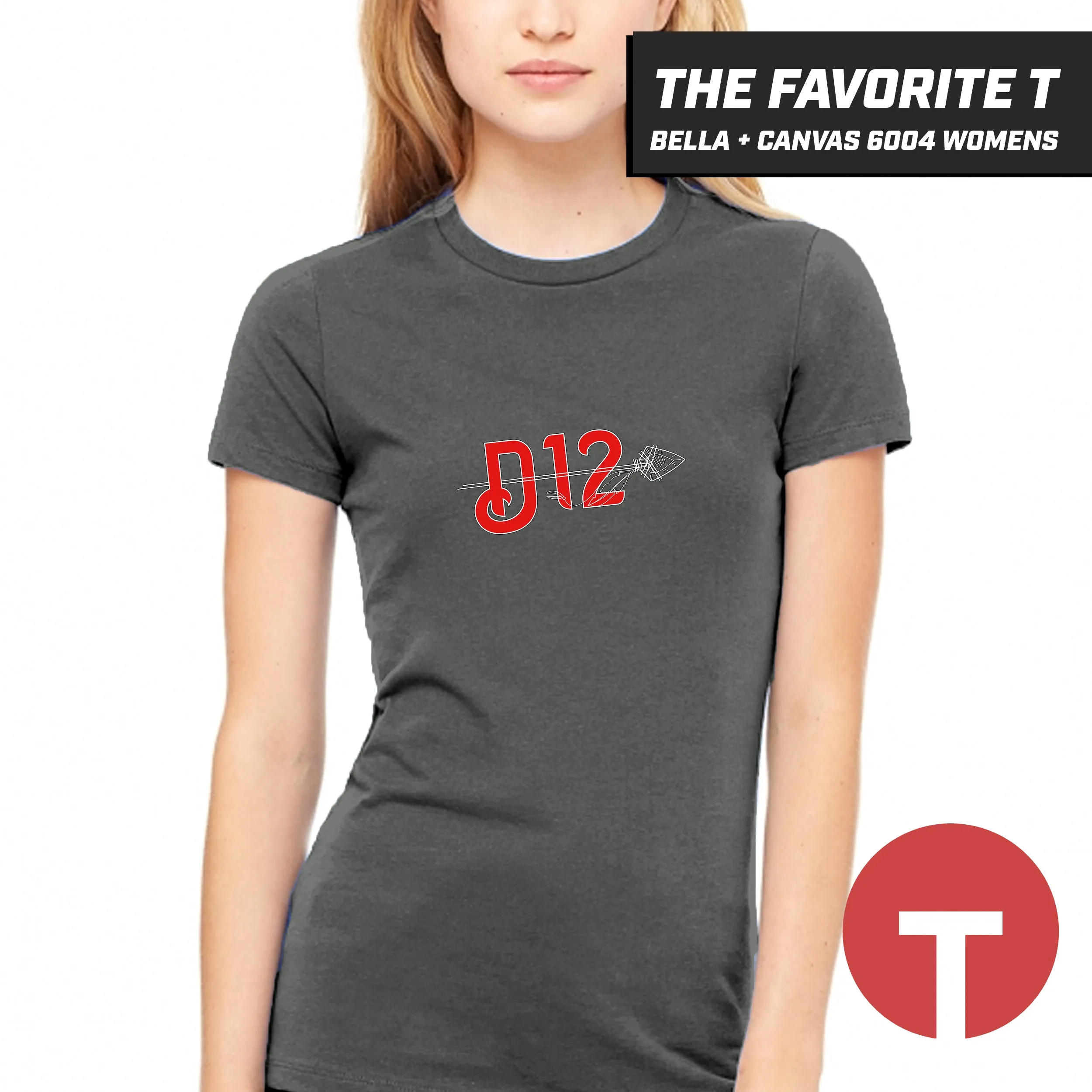 D12 - Bella Canvas 6004 Womens "Favorite T"