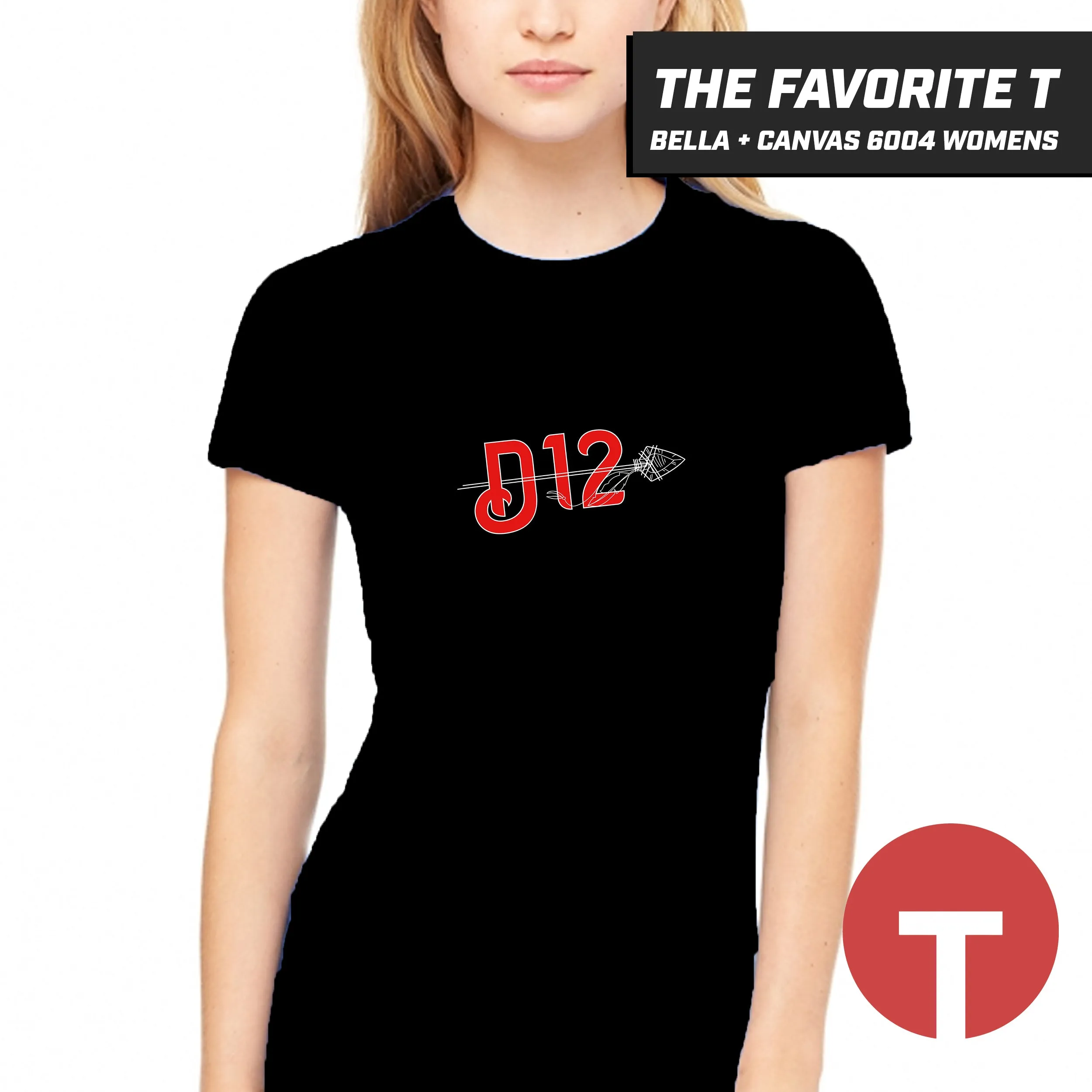 D12 - Bella Canvas 6004 Womens "Favorite T"