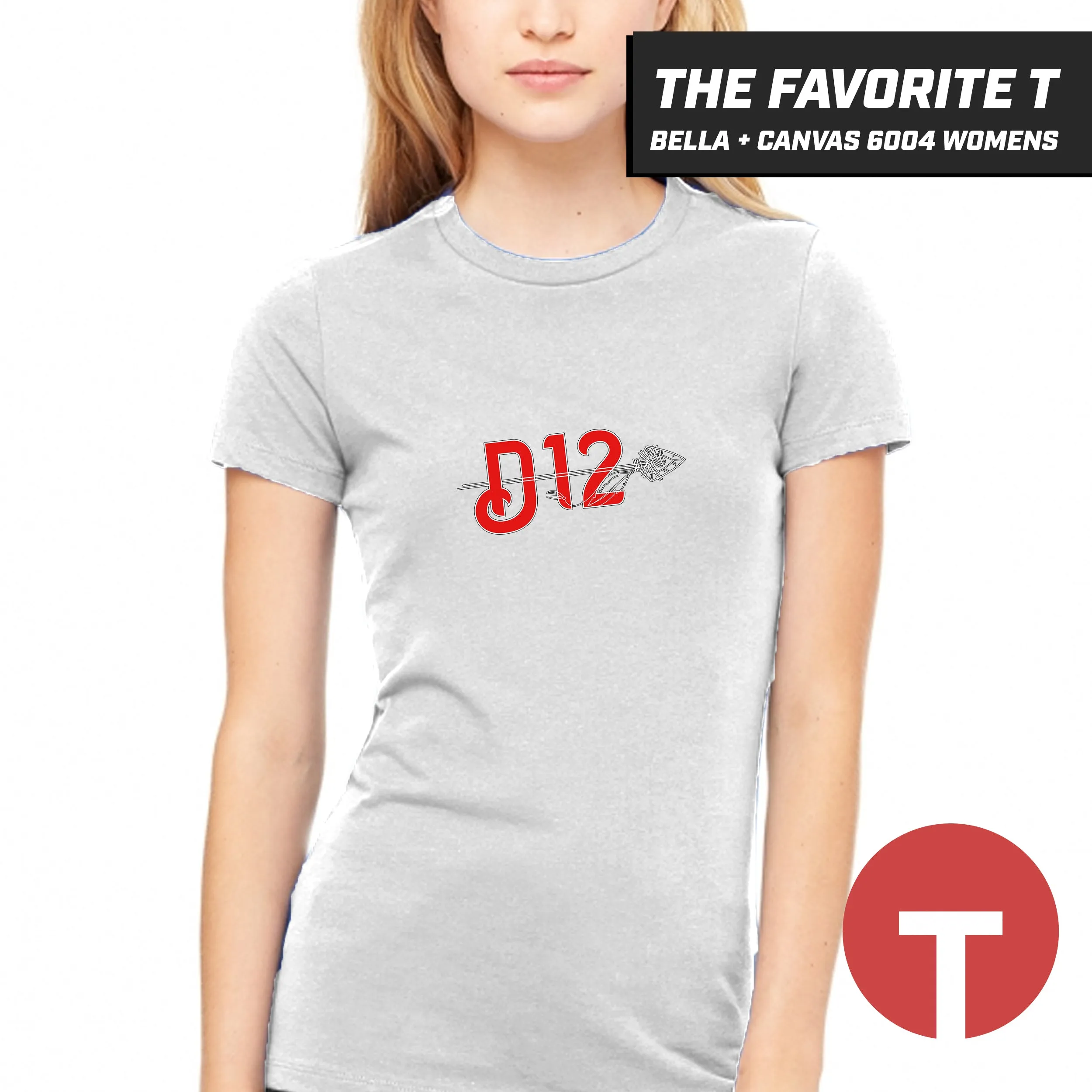 D12 - Bella Canvas 6004 Womens "Favorite T"