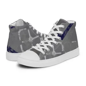 Dallas Men’s Lace-Up Canvas High-Top Sneakers