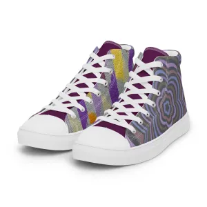 Dapper Women’s Lace-Up Canvas High-Top Sneakers